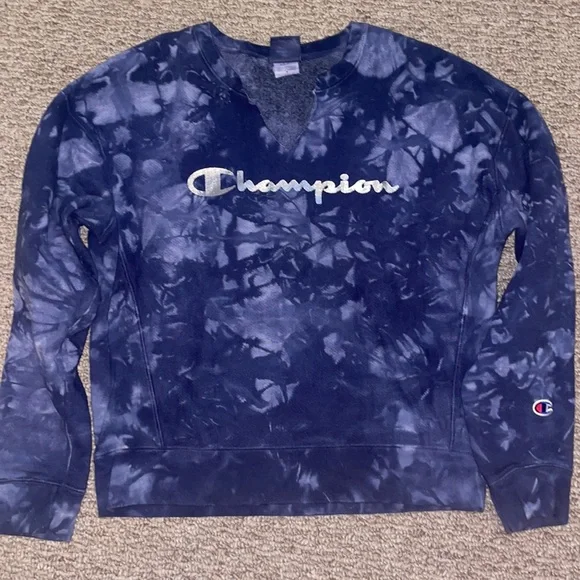 Tie dye Champion sweatshirt - Picture 2 of 2